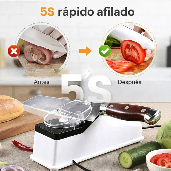 Afilamático Pro™ - Afilador de Cuchillos Electrico + 4 en 1 + Envío Gratis