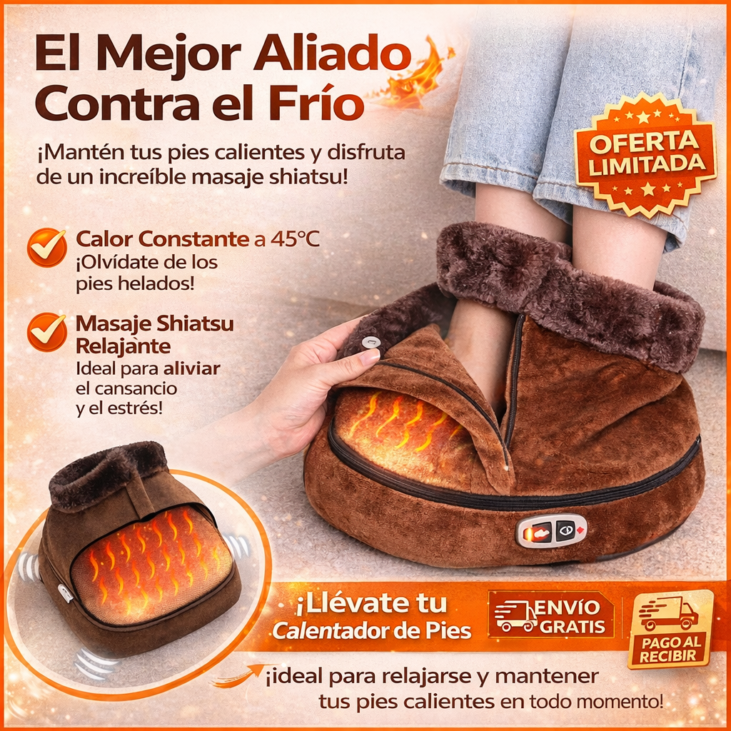 CalientaPies™ - Calentador de Pies Eléctrico