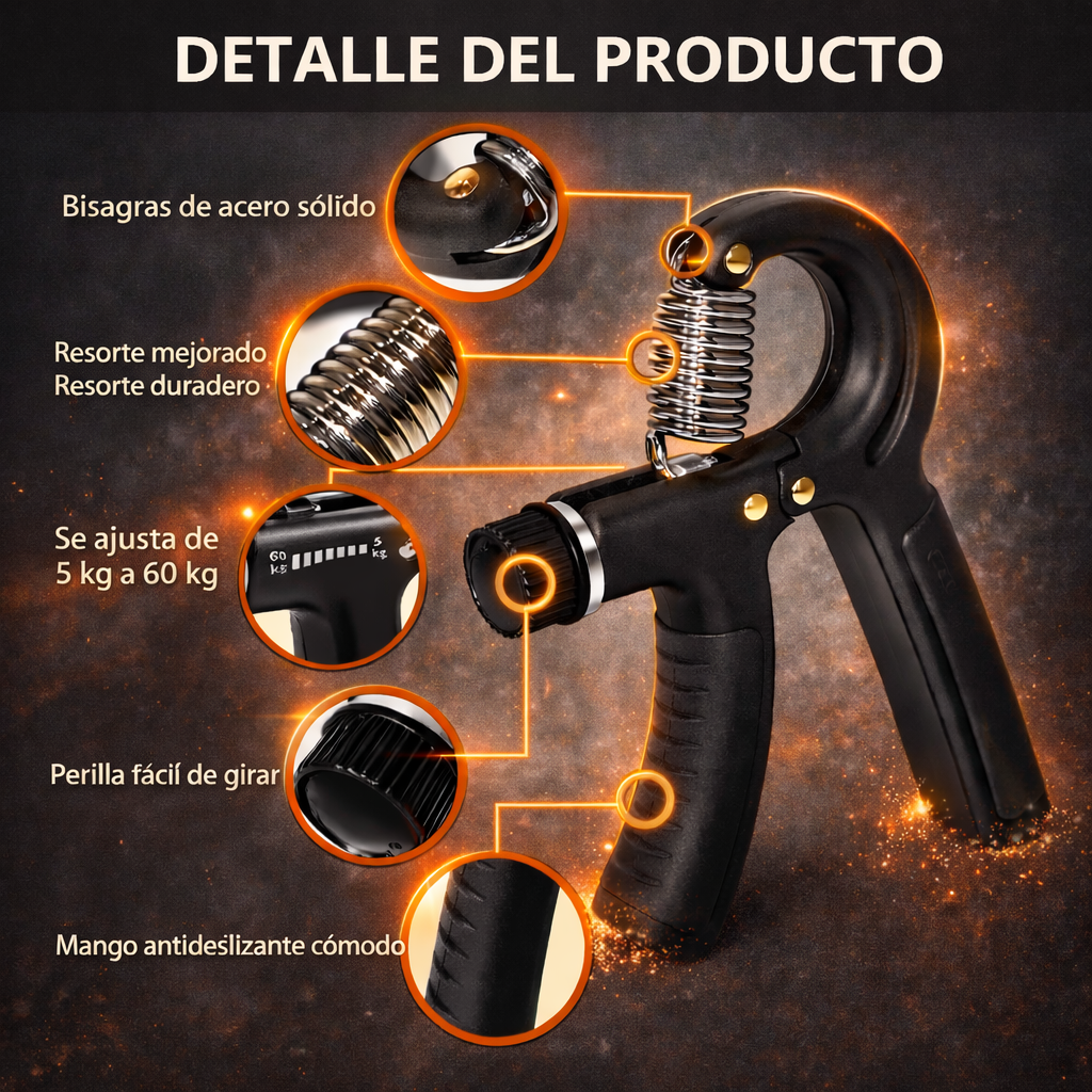 AntiGrip™ - Ejercitador de Mano