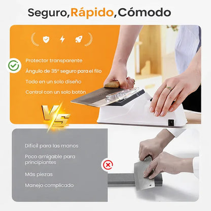 Afilamático Pro™ - Afilador de Cuchillos Electrico + 4 en 1 + Envío Gratis