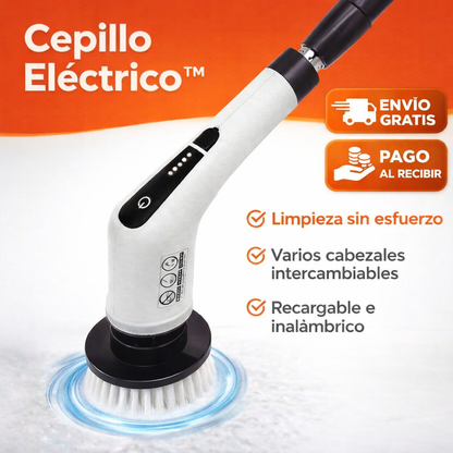 MultiClean™ 9 en 1 - Cepillo de Limpieza Eléctrico Giratorio + 9 Cabezales + Envío Gratis