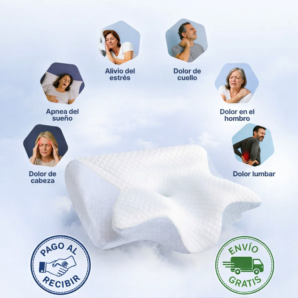 OrthoSleep™ – Almohada Cervical + Envío Gratis