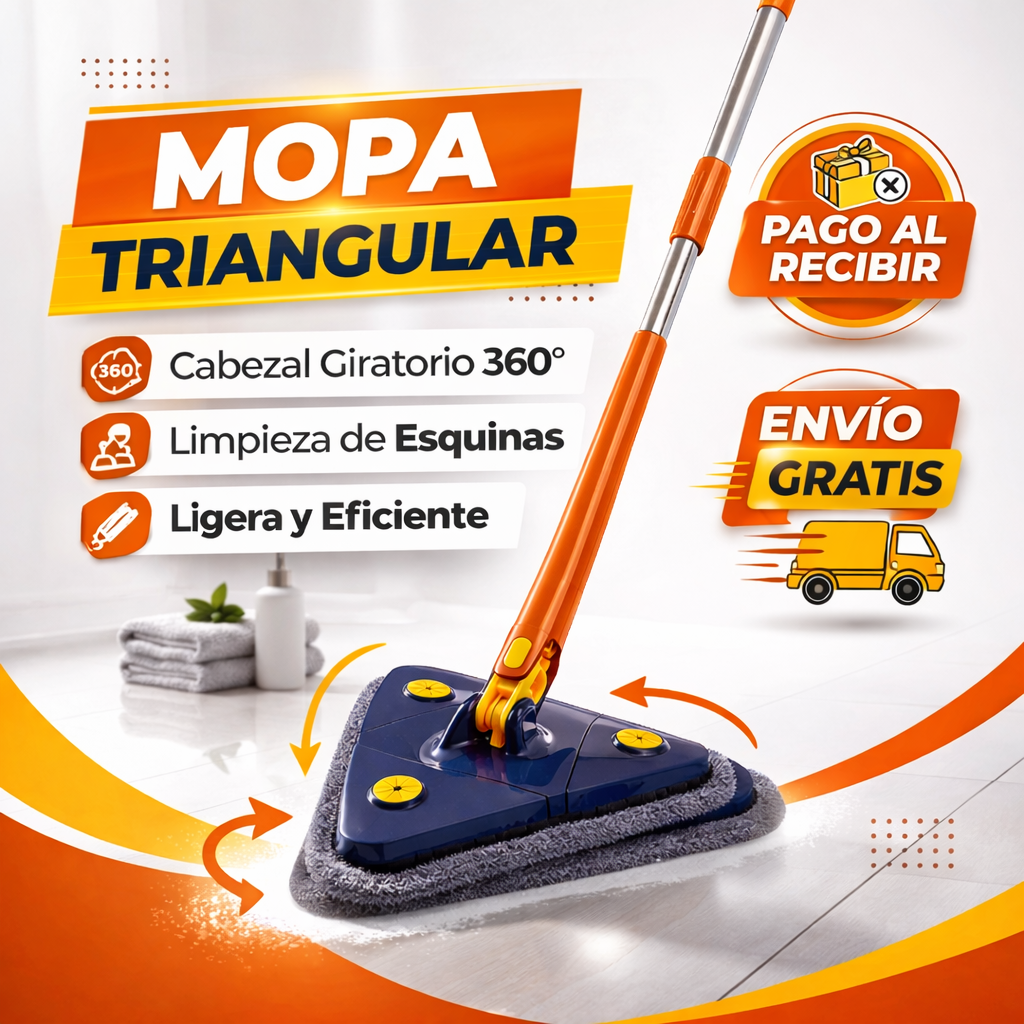 💧 Fregona AquaLuxe 360°™ - Fregona de Limpieza telescópica 360 autoescurrible + Recambio Gratis 🔥