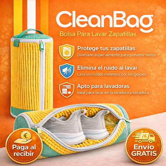 CleanBag™ - Bolsa para Lavar tus Zapatillas sin Daños + Sin Ruido + Protección Total