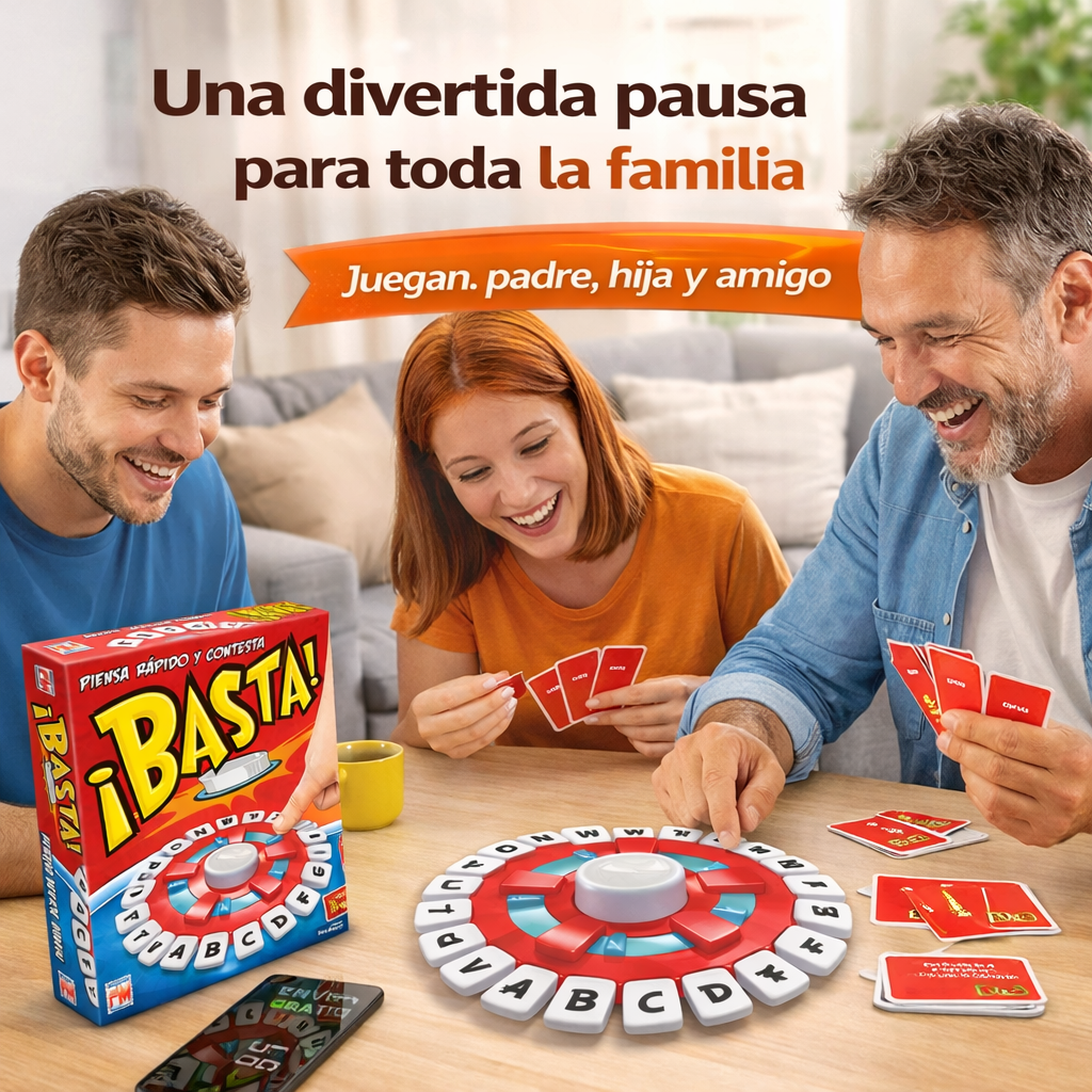 🎲 Basta™ - Juego de Palabras + Envío Gratis 🔥