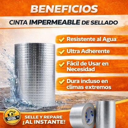 💧 FlashTape Ultra™ - Cinta Impermeable + Reparación Impermeable Instantánea 🔥