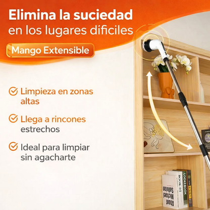 MultiClean™ 9 en 1 - Cepillo de Limpieza Eléctrico Giratorio + 9 Cabezales + Envío Gratis