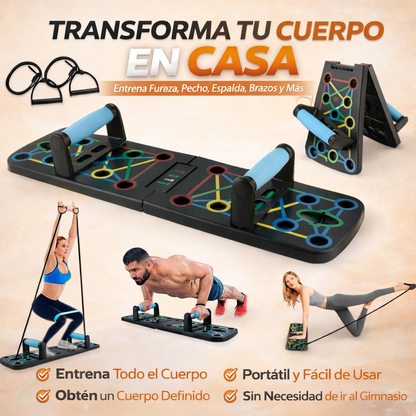 FitForce 360™ - Tabla de Ejercicios Multifunción + Bandas Elásticas de Regalo + Envío gratis