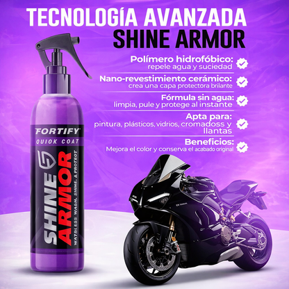 🔥 Shine Armor™ - Brillo Espejo en Segundos Kit Cerámico 3 en 1 + REGALO GRATIS por Tiempo Limitado ⏳