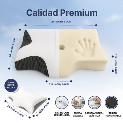 OrthoSleep™ – Almohada Cervical + Envío Gratis