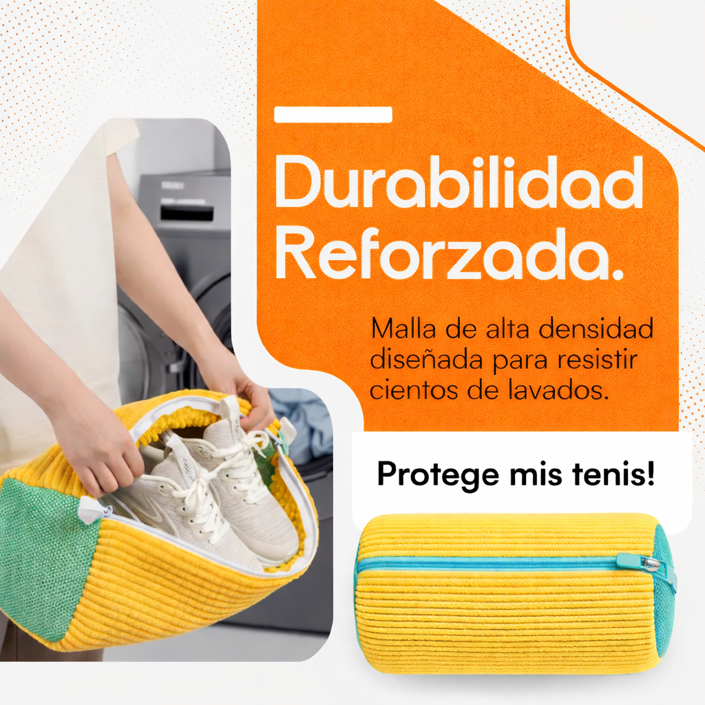 CleanBag™ - Bolsa para Lavar tus Zapatillas sin Daños + Sin Ruido + Protección Total