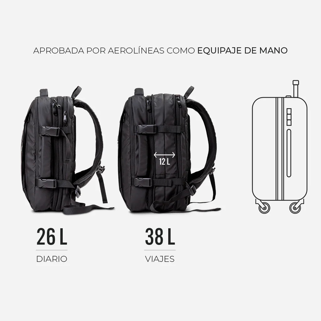 🎒 Mochila - Maleta Viral de Viaje + Envío Gratis ⏳