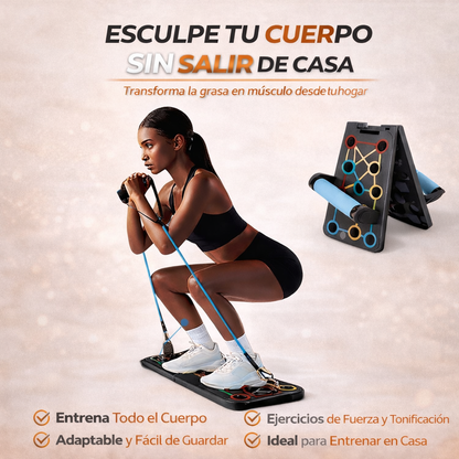 FitForce 360™ - Tabla de Ejercicios Multifunción + Bandas Elásticas de Regalo + Envío gratis
