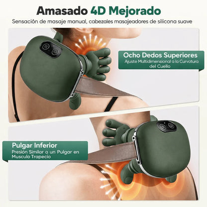 💆‍♂️ CerviHands™ - Masajeador de Cuello con Manos Térmico – Envío Gratis ⏳