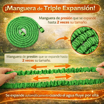 AquaFlex Pro™ – Manguera Expandible 25M + Boquilla con 7 Funciones + Envío gratis