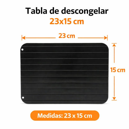 🥵 Descongela+™ – Tabla de Descongelación Rápida + Carne Lista en Minutos + Sin Electricidad 🥩