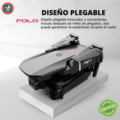 Dron con doble cámara 4K + Maletín Gratis