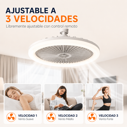 🌬️ Ventilador de Techo Con Luz Led + Control Remoto + Envío Gratis 🔥
