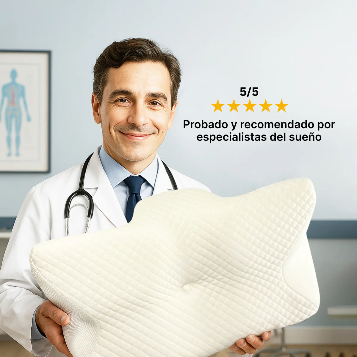 OrthoSleep™ – Almohada Cervical + Envío Gratis