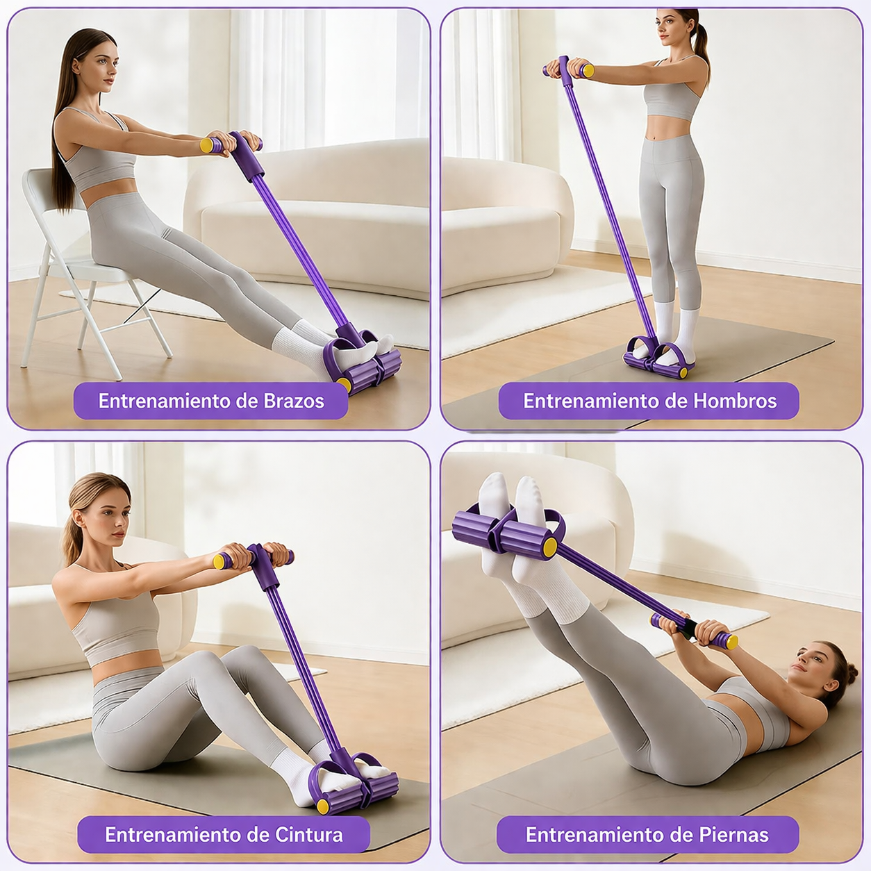 💪 Bandas de Resistencia 5 en 1 – ¡Transforma tu cuerpo en casa! + Envío Gratis 🔥
