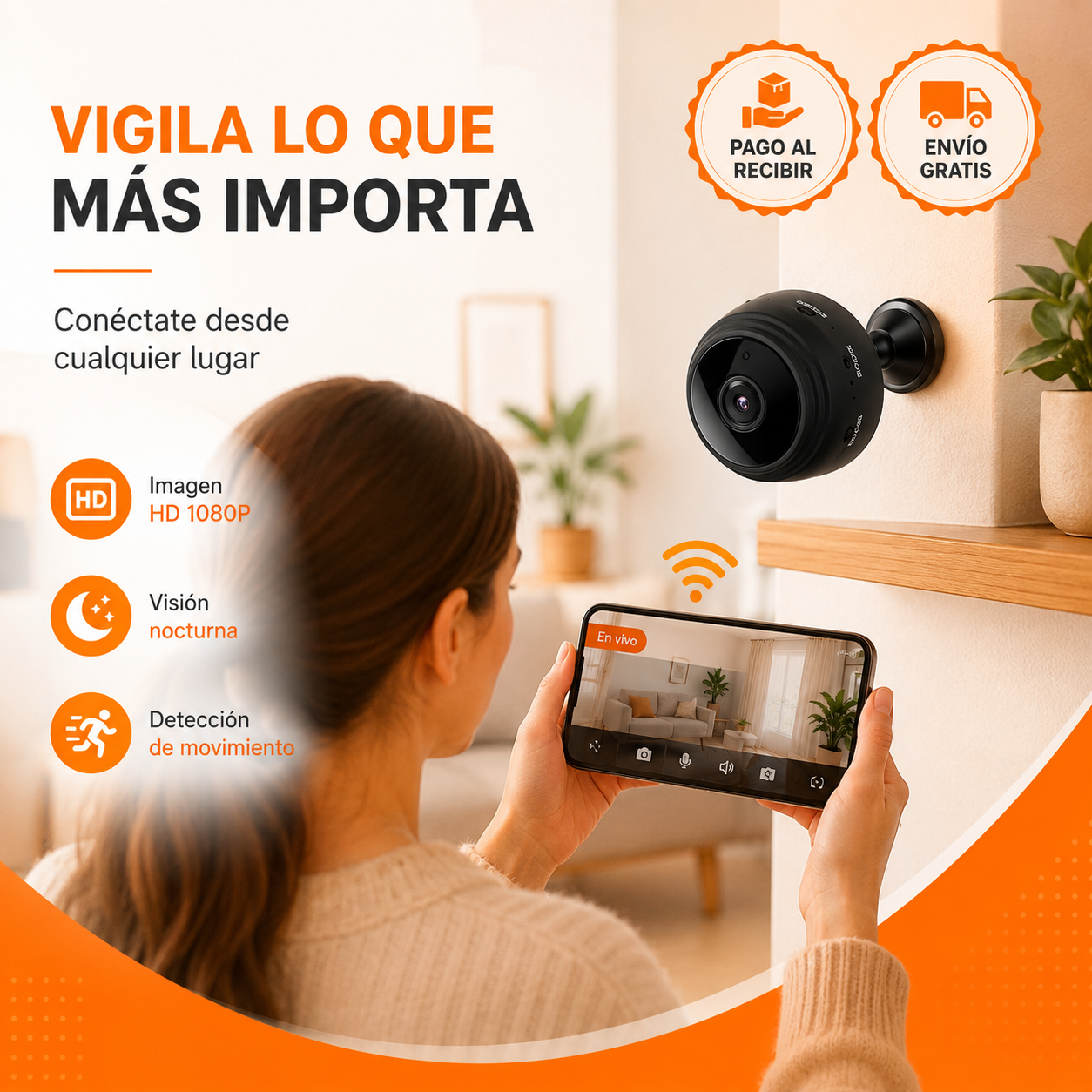 📷 Mini Cámara Espia 1080p HD ⏳
