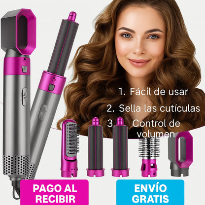 💨 Cepillo Secador ULTRA PRO™ con 5 accesorios incluidos + caja y cargador premium + REGALO EXCLUSIVO 🔥