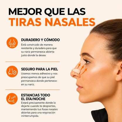🫁 RESPIMAX™ Dilatador Nasal Magnético + 30pcs 🔥