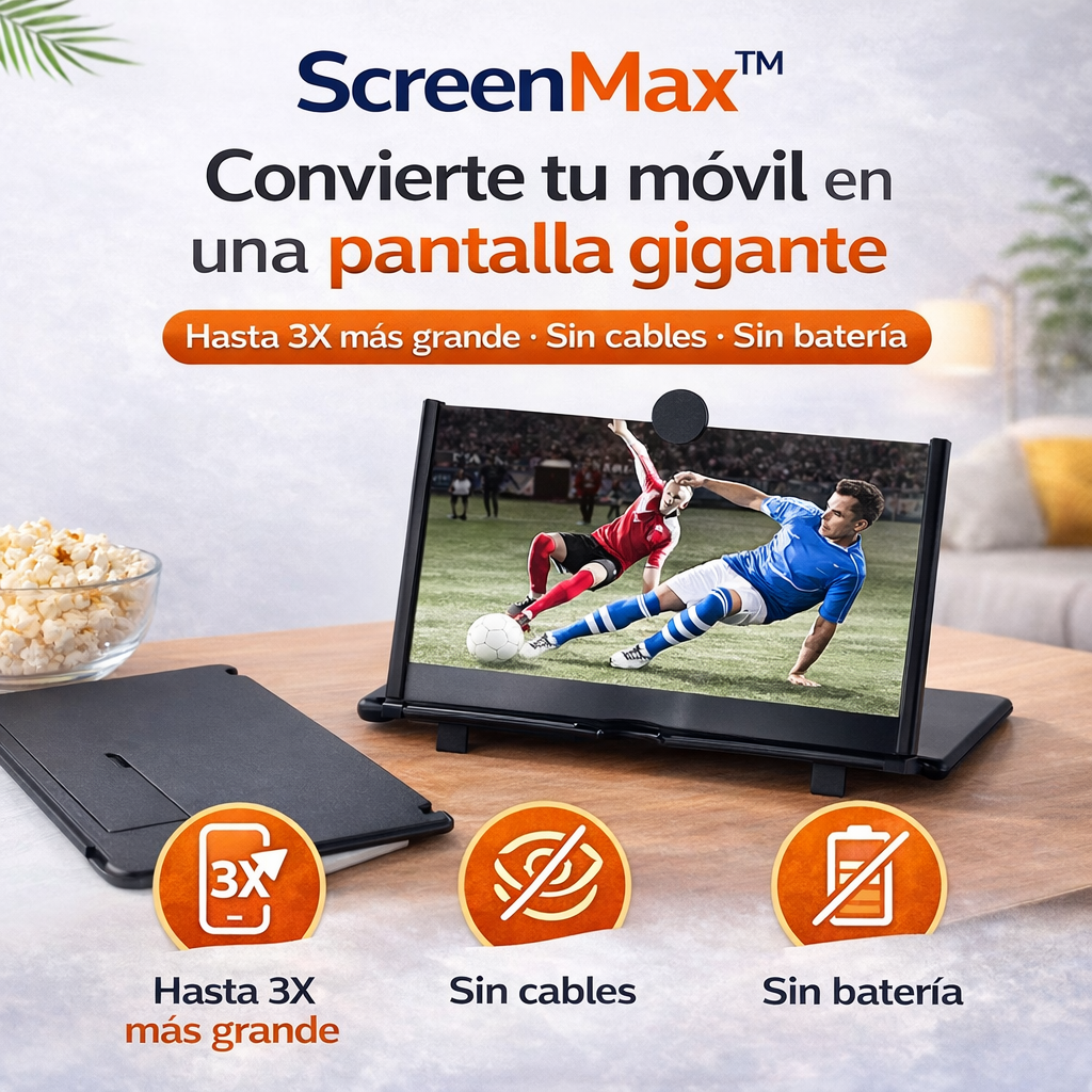 ScreenMax™ - Amplificador de Pantalla