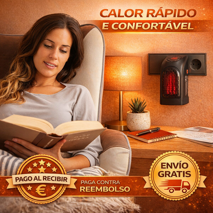 MINI CALEFACTOR DE ENCHUFE PORTÁTIL 400W