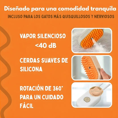 VAPORGROOM CEPILLO VAPOR PARA MASCOTAS 🦮🐈