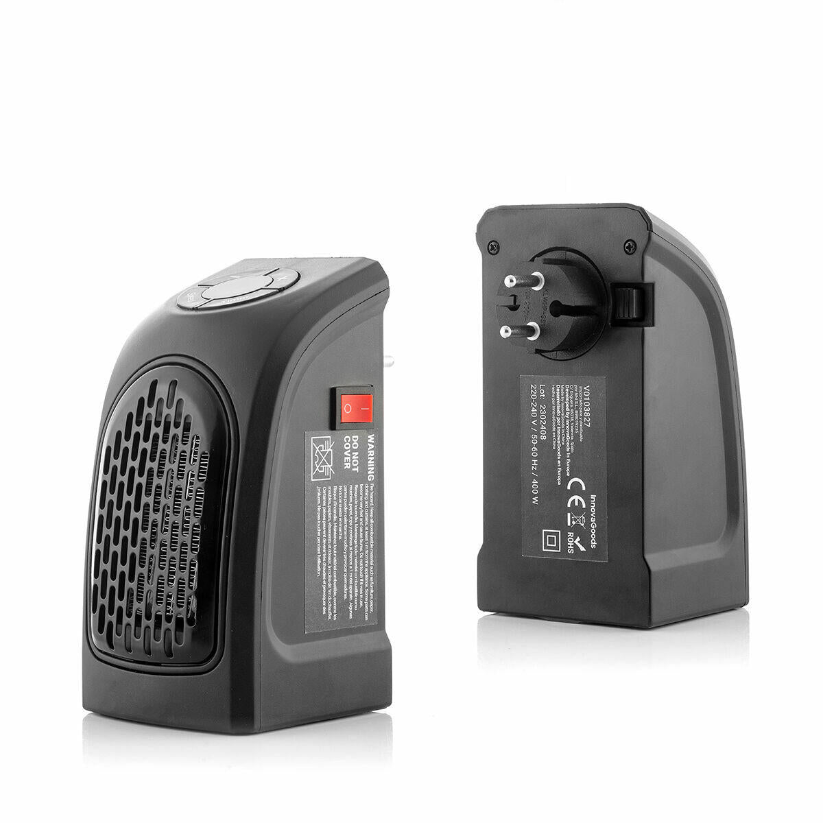 MINI CALEFACTOR DE ENCHUFE PORTÁTIL 400W